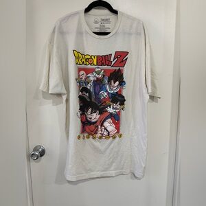 Dragon Ball Z Graphic T-Shirt 2XL White Anime Tee Goku Vegeta Piccolo Official